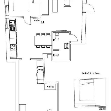 公寓 Ribe Ferielejlighed *